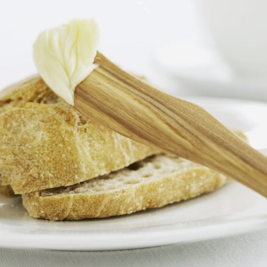 David Shaw | Premium Olive Wood Spreader - Perfect for Cheese, Butter & Jam - Ideal for Charcuterie Boards & Gourmet Kitchen Use
