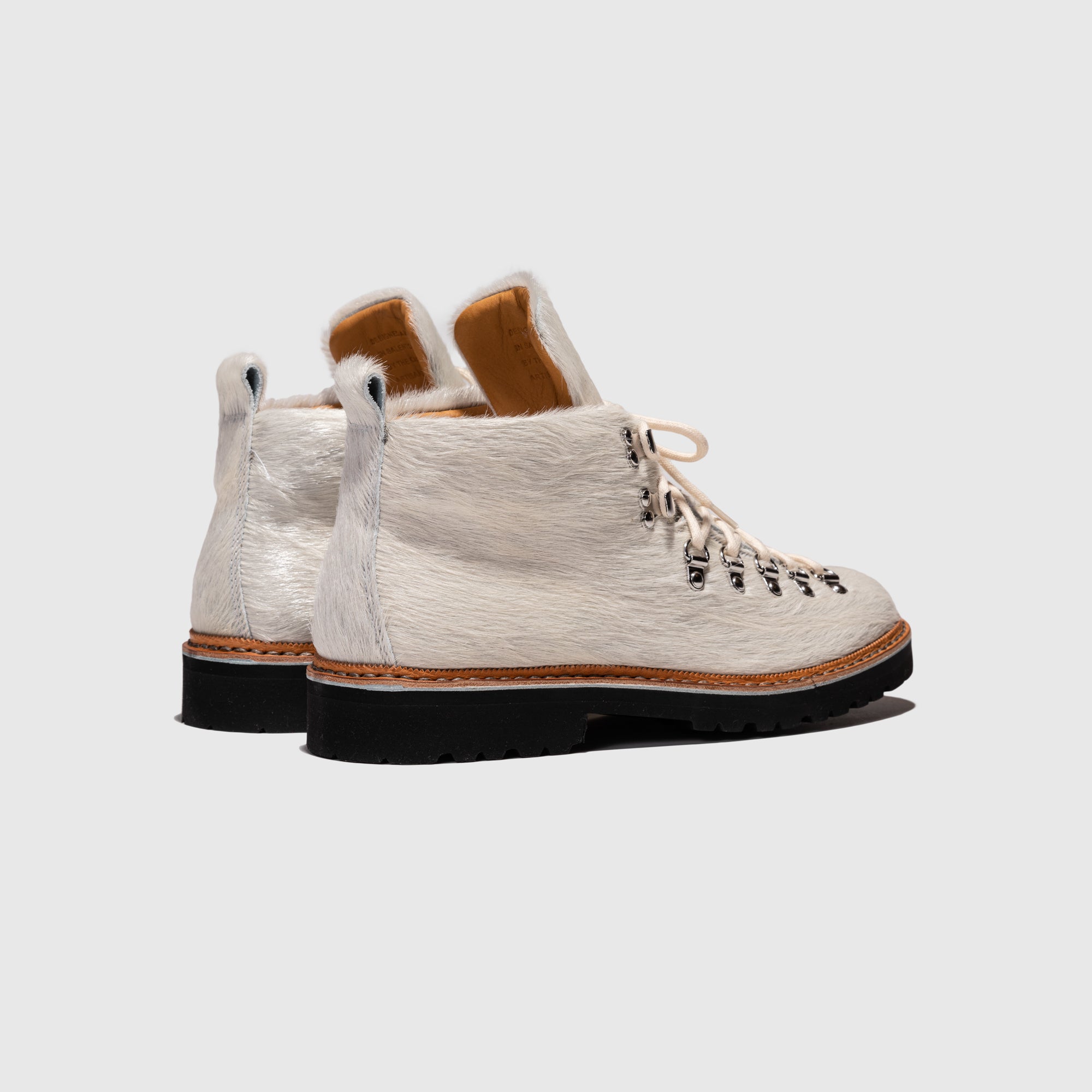 Women's M 120 Boot in White Pony Hair - Stylish & Comfortable Ankle Boots for Casual Outfits, Parties & Night Out
