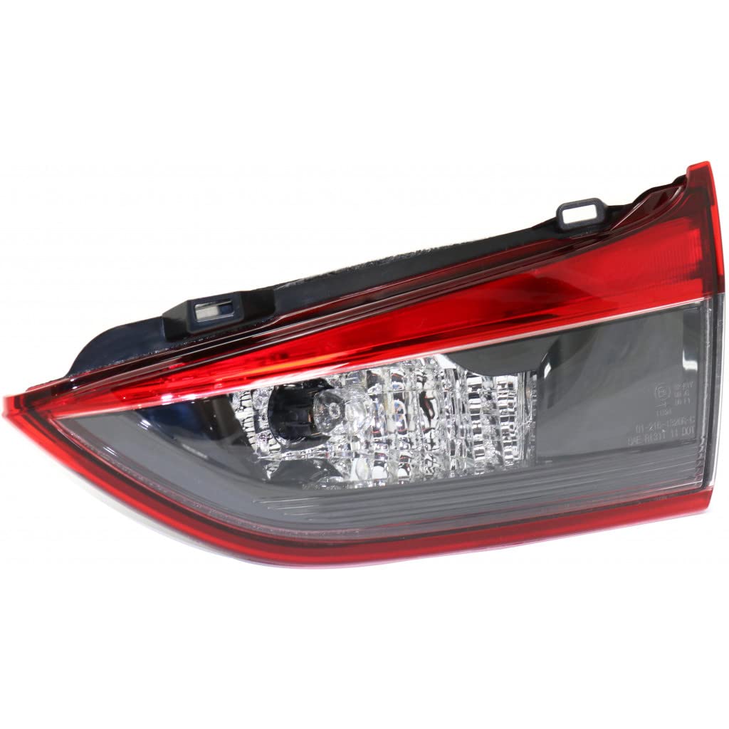 2014-2015 Mazda 6 Passenger Side Rear Inner Tail Light Assembly with Bulbs - Replacement for MA2803110 | GHK1-51-3F0D - Perfect for Night Driving Safety & Car Restoration Projects