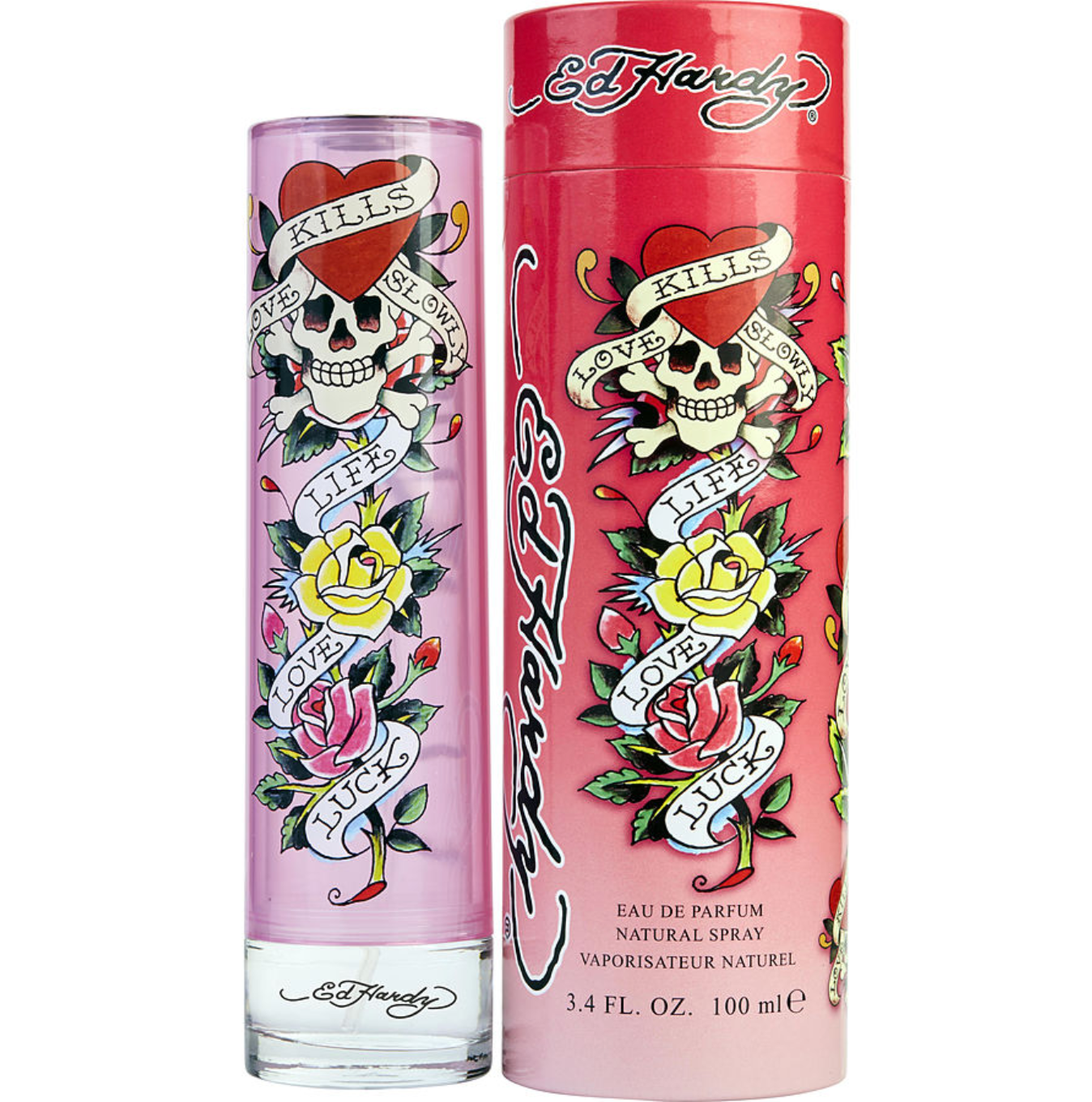 Ed Hardy Women's 100ML EDP Perfume Spray - Floral Fruity Fragrance for Daily Wear & Special Occasions
