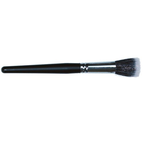 Professional Crown Brush Studio Series Dual Length Powder Brush with Ferrule - Perfect for Flawless Makeup Application & Blending