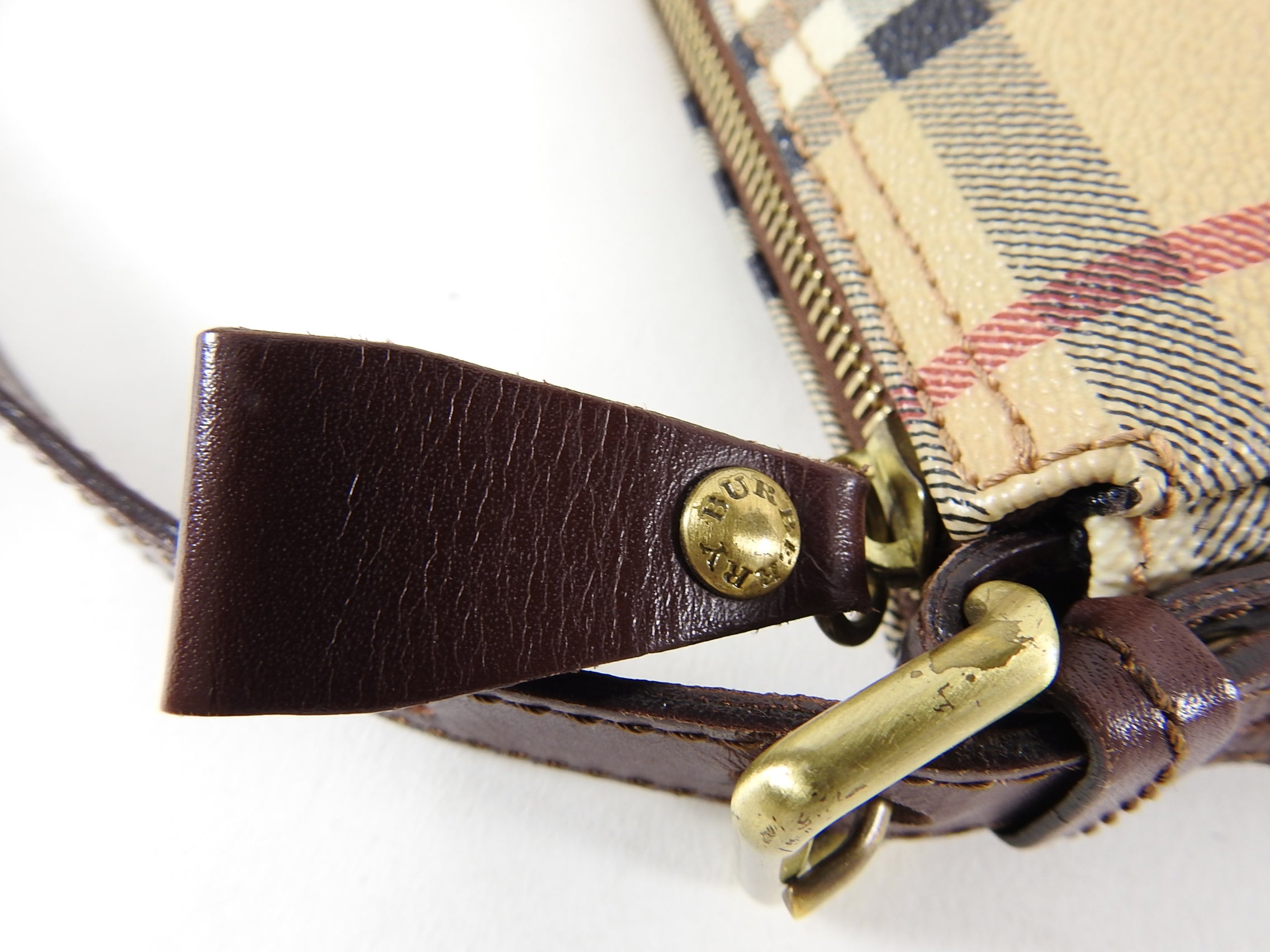 Burberry Nova Check Plaid Small Pochette Bag - Stylish Crossbody Clutch for Women | Perfect for Parties, Travel & Everyday Use