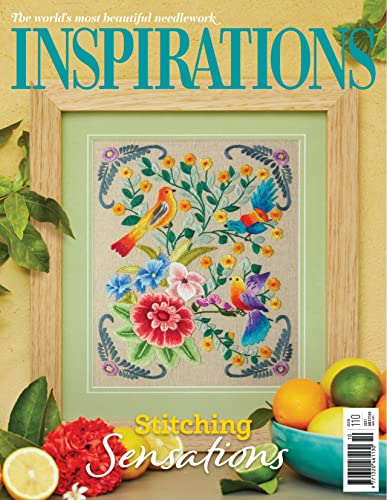 Inspirations: Stitching Sensations (Book 3) - Ultimate Embroidery Guide for Beginners & Experts | Perfect for DIY Crafts, Home Decor & Gift Making