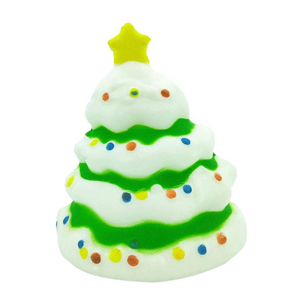 Christmas Squishy Toys - Jumbo Slow Rising Tree for Kids Party Favors & Stocking Fillers