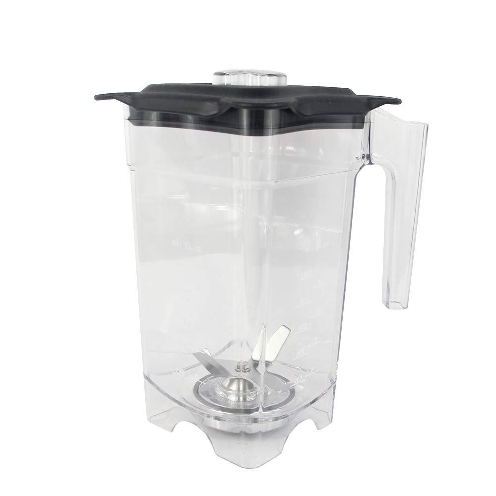 DNYSYSJ 1.8L Commercial Smoothie Blender - 2200W High Power Electric Juicer Mixer with Soundproof Enclosure for Home, Cafe & Juice Bars - Quiet Operation, 110V 60Hz, Black - Perfect for Smoothies, Shakes & Healthy Drinks
