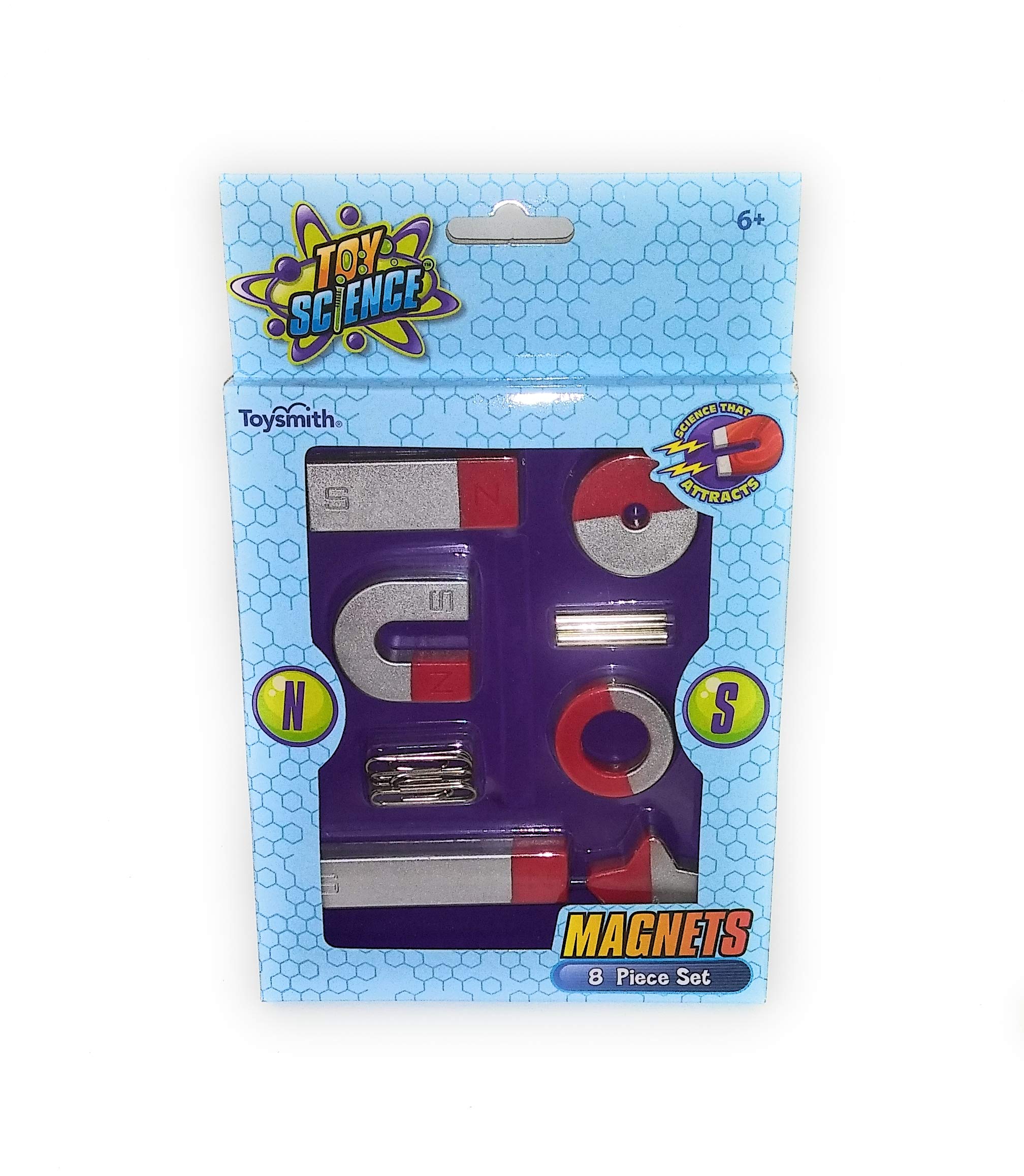 8-Piece Science Magnet Kit for Kids - STEM Educational Toys for Classroom & Home Learning Experiments