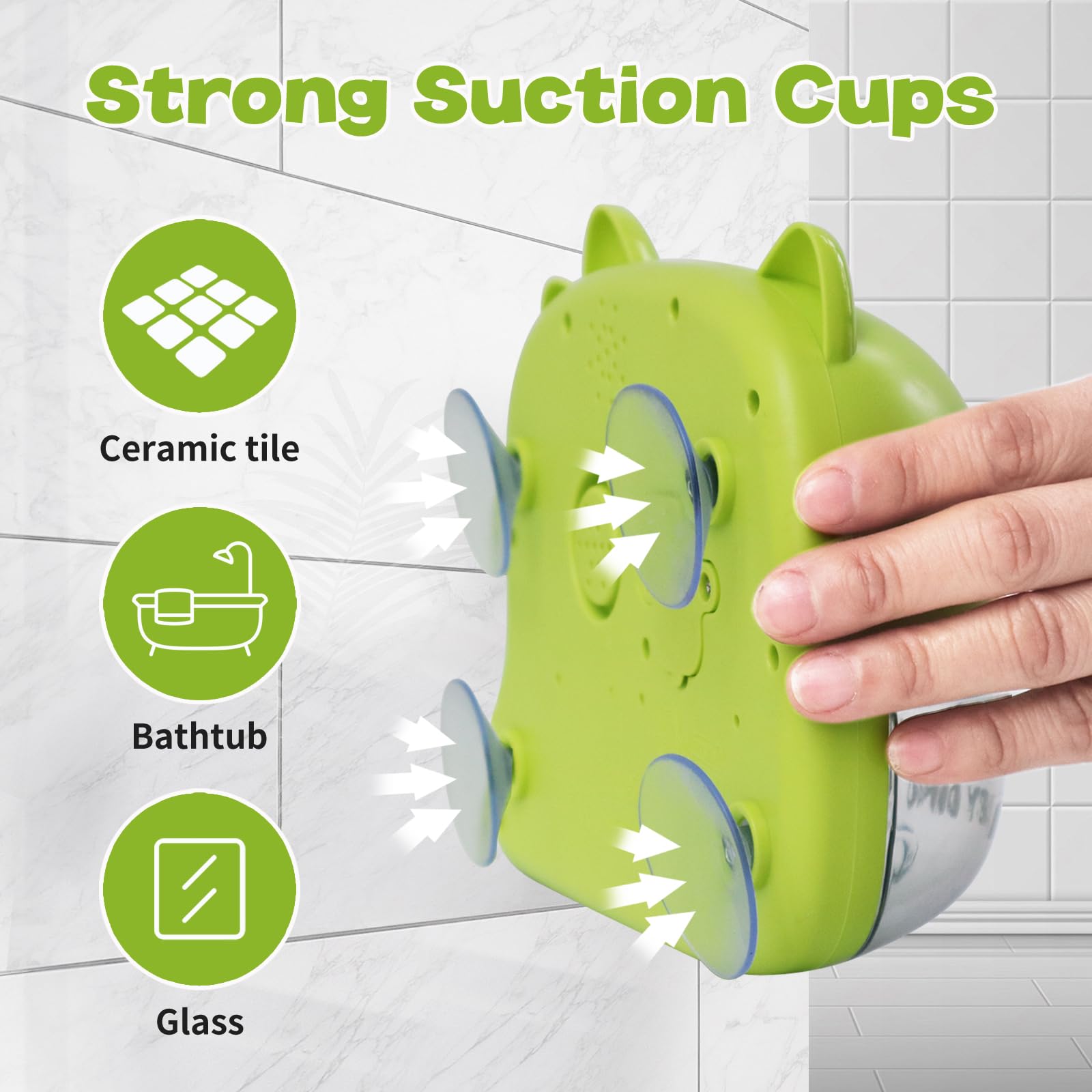 HAFAYI Dinosaur Bubble Bath Toys for Toddlers - Bathtub Bubble Machine with Music & 3 Wind-Up Water Toys - Fun Bath Time Toys for Kids Ages 1-5 Years Old (Green) - Perfect for Sensory Play, Early Learning & Family Bonding During Bath Time