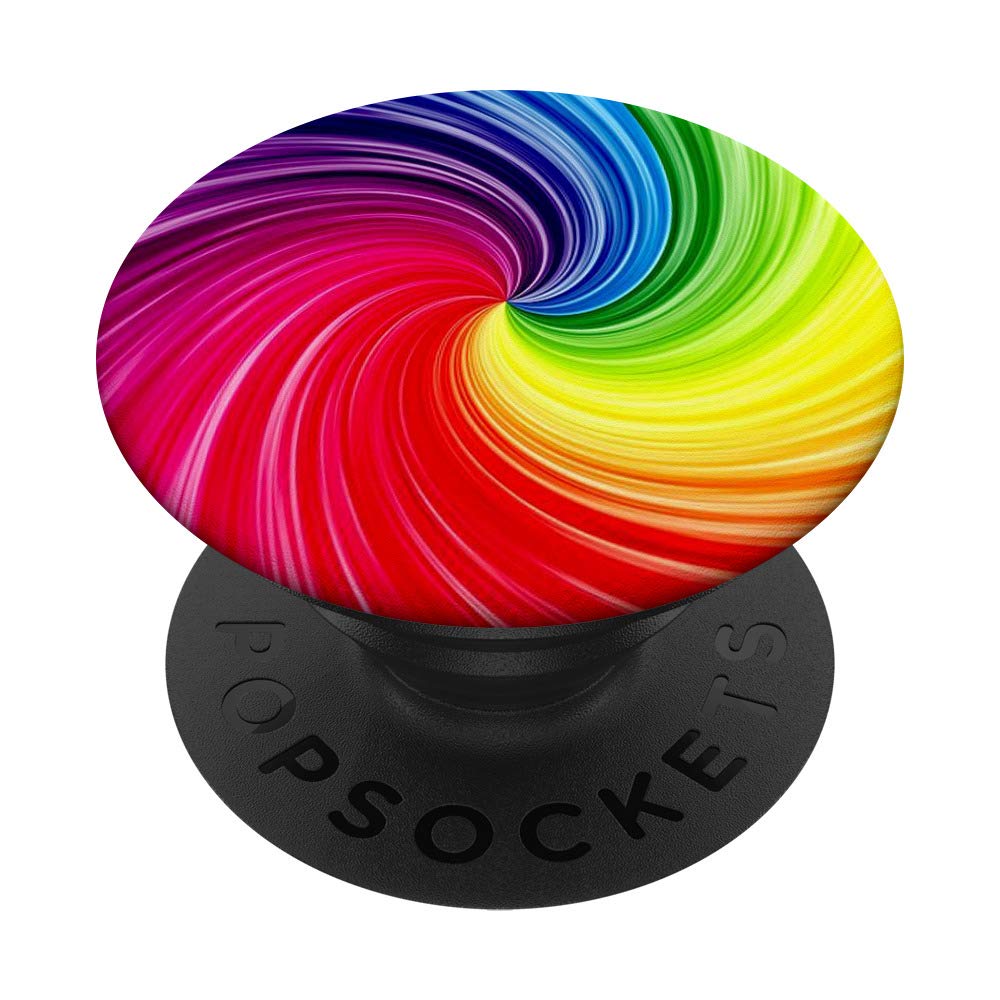 Colorful Collapsible PopSockets Grip & Stand for Phones and Tablets - Expandable Phone Holder with Secure Grip for iPhone, Samsung & More - Perfect for Selfies, Video Calls & Hands-Free Viewing