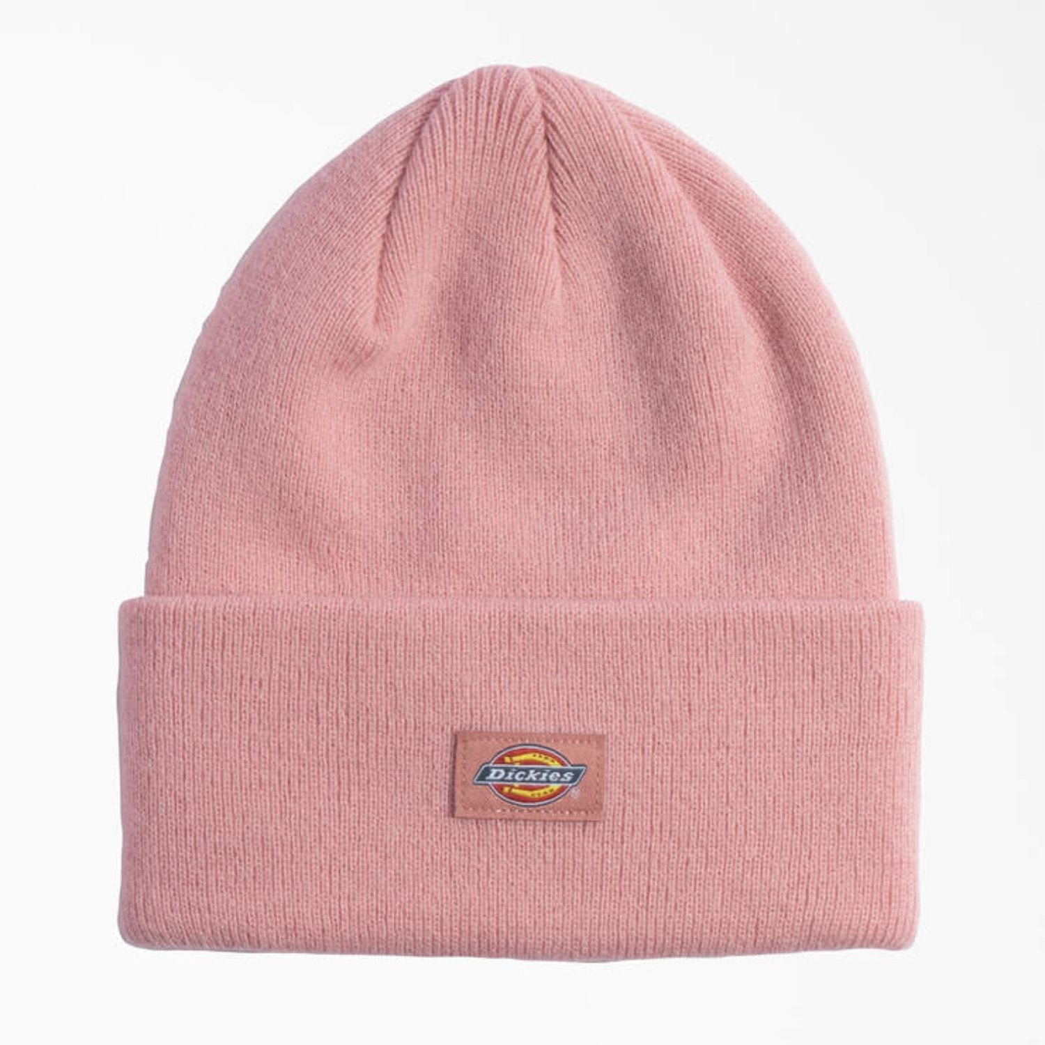 Dickies Logo Patch Tall Cuffed Acrylic Beanie Hat for Men & Women - Warm Winter Skull Cap for Outdoor Activities, Skiing, Snowboarding & Casual Wear