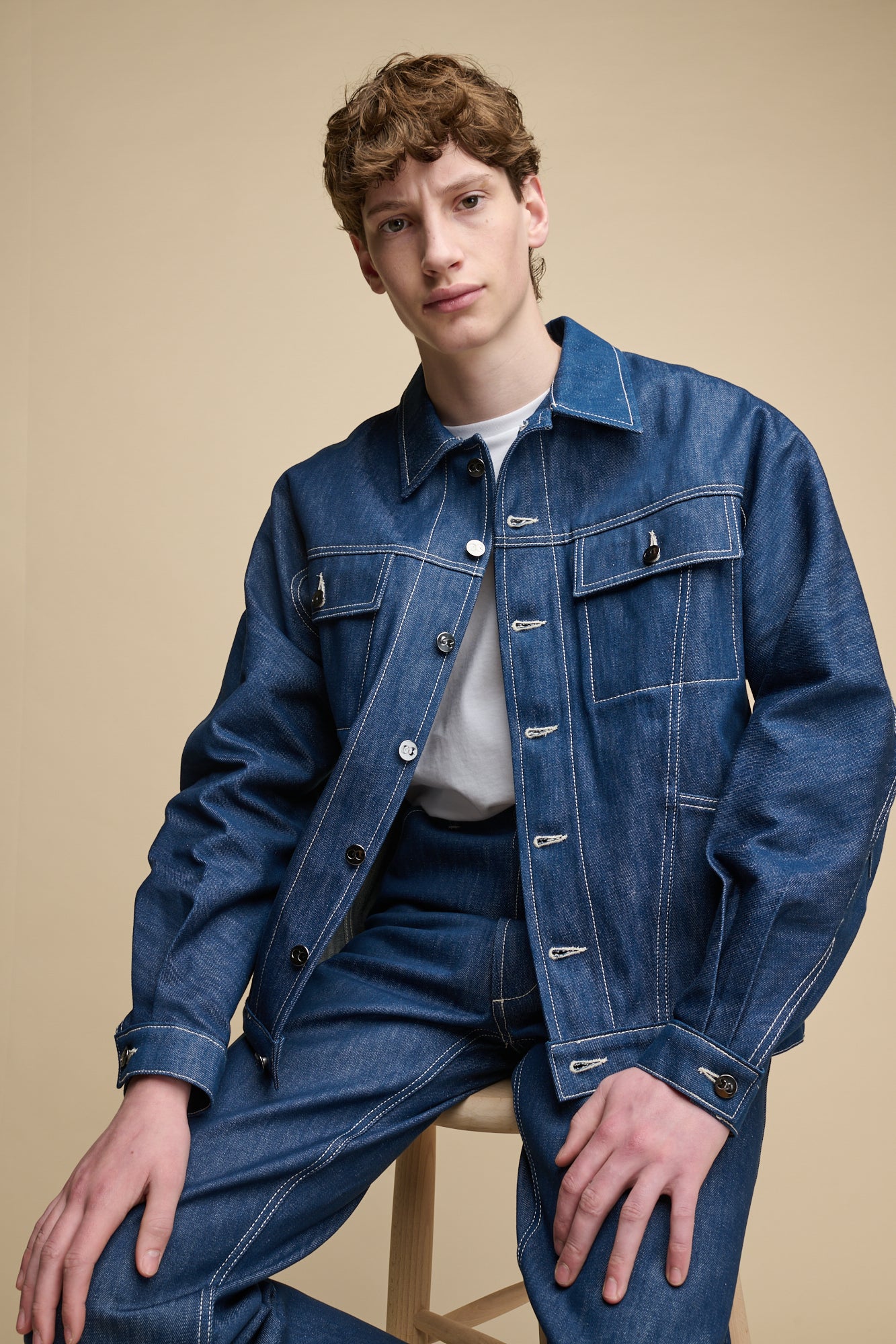 Men's Joe Denim Jacket - Classic Blue Denim Jacket for Men | Casual Wear, Outdoor Activities & Street Style Fashion