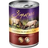 Zignature Venison Formula Grain-Free Wet Dog Food - High Protein, Limited Ingredient Canned Food for Dogs with Sensitive Stomachs - Perfect for Picky Eaters & Allergy-Prone Pets