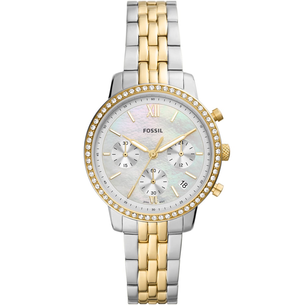 Fossil Neutra ES5216 Chronograph Watch for Men - Stylish Analog Quartz Chronograph with Leather Strap - Perfect for Casual, Business & Everyday Wear