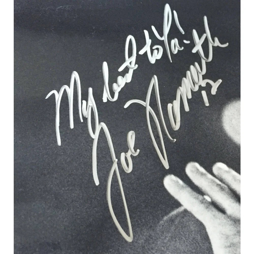 Joe Namath Signed 8x10 Photo with COA - Authentic Autograph by Broadway Joe - New York Jets Legend - Perfect for Sports Memorabilia Collectors and Football Fans Display