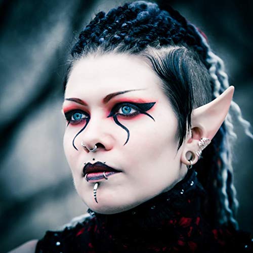 Anime Elf Ears Costume Accessories - Pointed Ear Tips for Cosplay, Halloween & Fantasy Role-Playing
