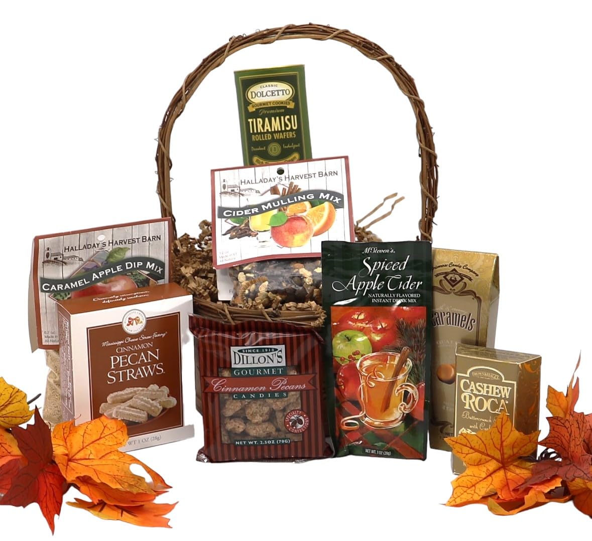 Fall Themed Gift Basket - Premium Autumn Gift Box with Seasonal Treats & Decor | Perfect for Thanksgiving, Halloween, and Holiday Gifting