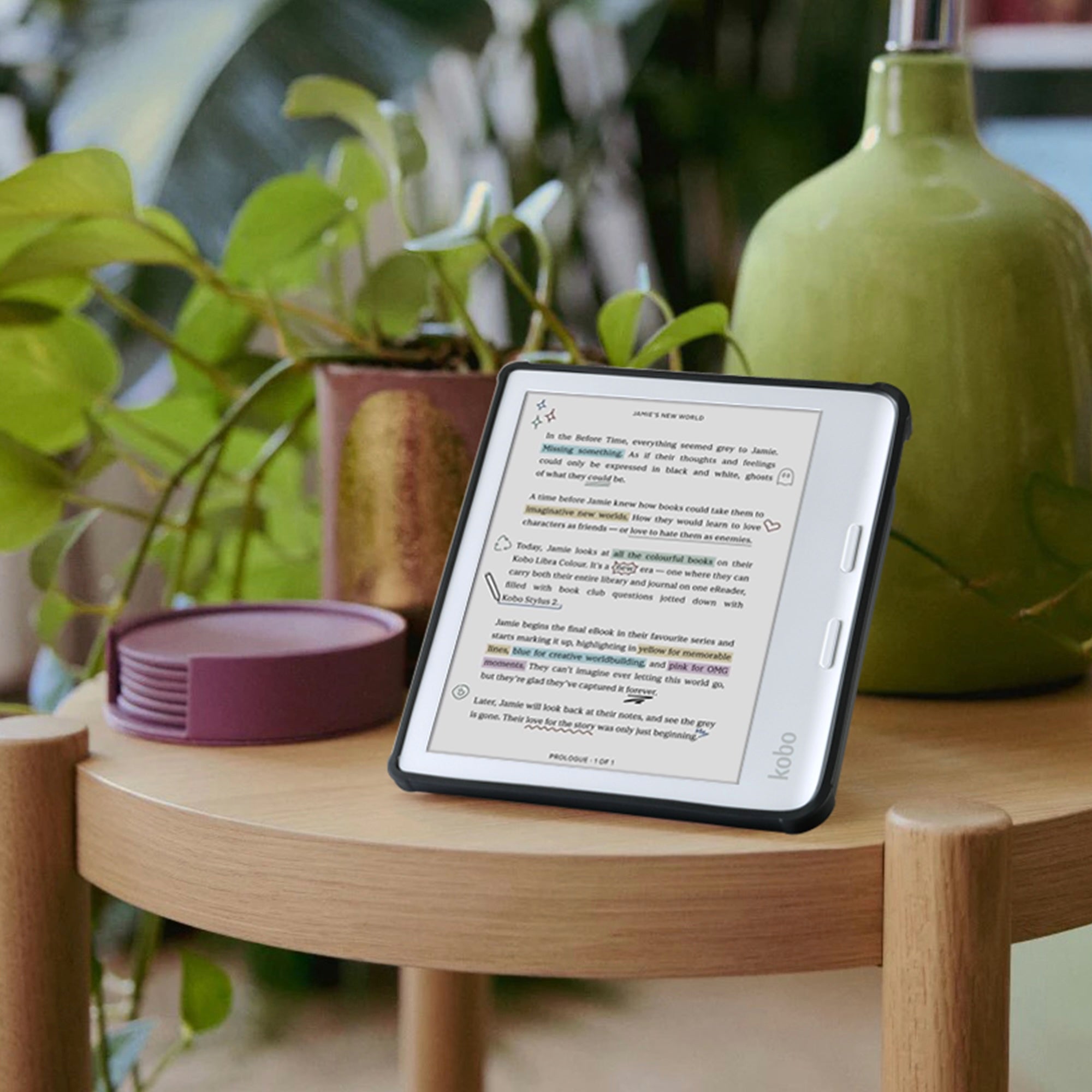 Premium KOBO Case - Durable & Stylish Abstract Design Protective Cover for E-Readers - Perfect for Travel, Work & Daily Commute
