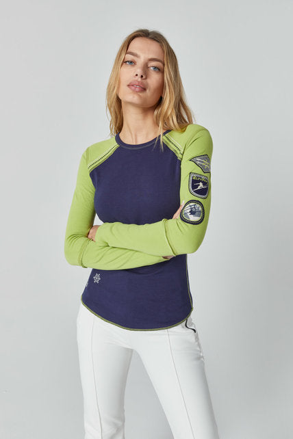 Heritage Apres Crew Sweatshirt - Navy Blue Cozy Pullover for Men & Women | Perfect for Skiing, Hiking & Casual Winter Wear