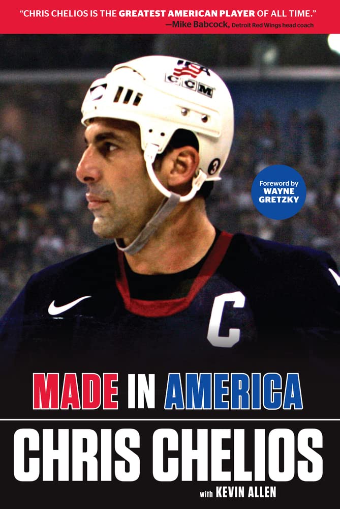Chris Chelios: Made in America - Authentic Hockey Jersey for NHL Fans | Perfect for Game Day, Collecting & Sports Memorabilia