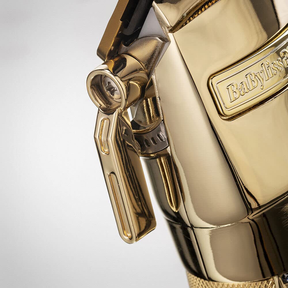 Babyliss Pro Gold Super Motor Cordless Hair Clipper for Men & Women - Professional Cordless Hair Trimmer for Home & Salon Use, Beard & Mustache Grooming, Fade & Haircut Styling