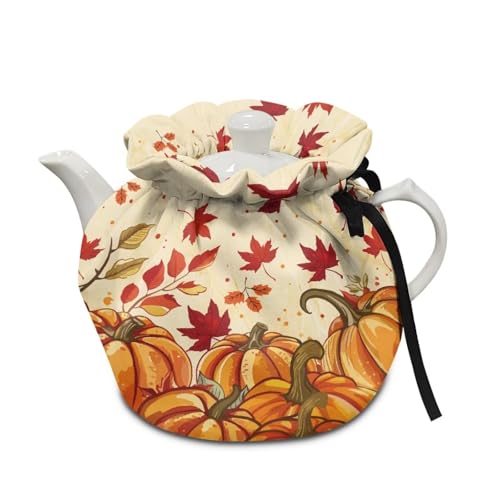Vintage Pumpkin Maple Leaf
