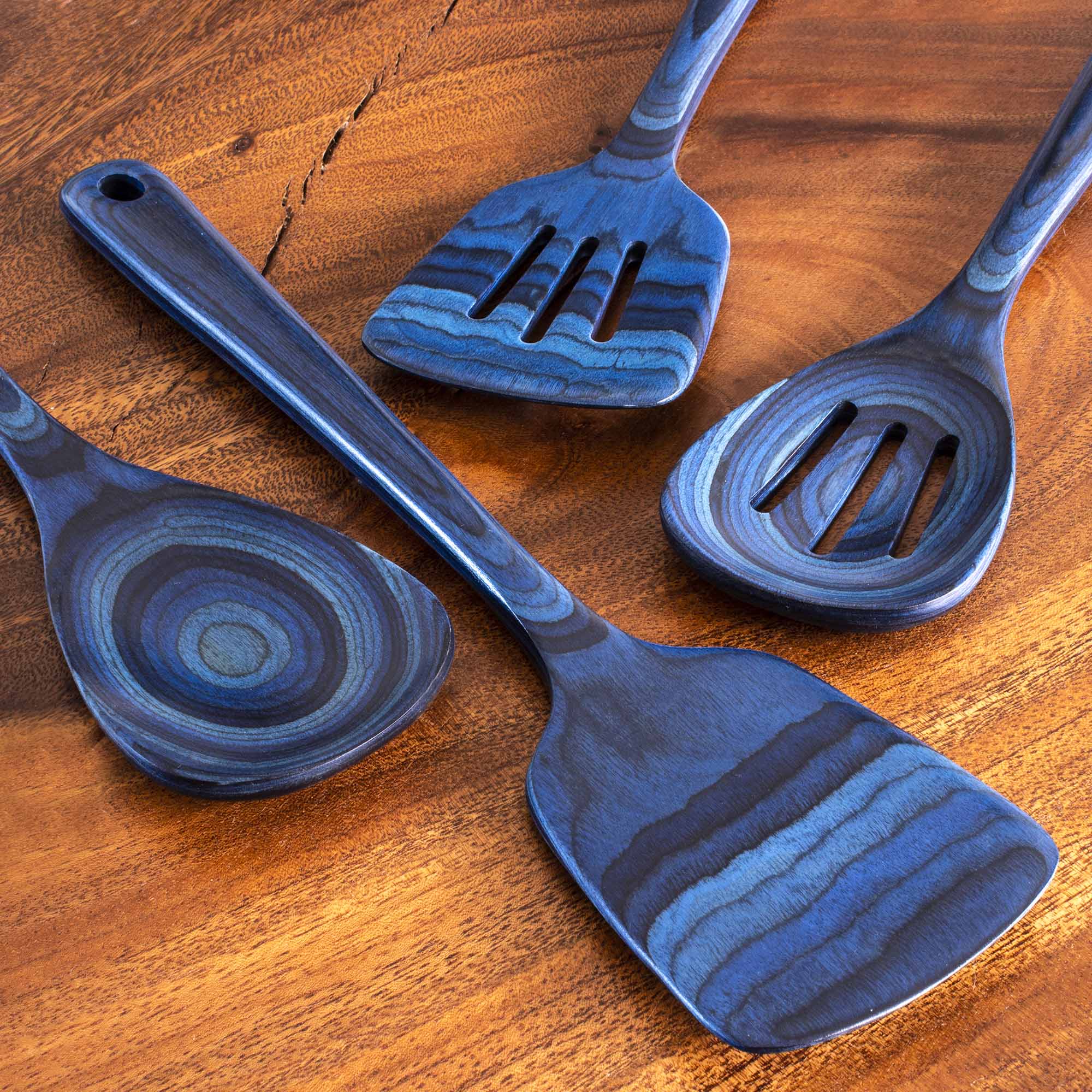 Baltique® Malta Collection 4-Piece Cooking Utensil Set - Non-Stick Kitchen Tools for Baking, Frying & Stirring - Perfect Gift for Home Chefs
