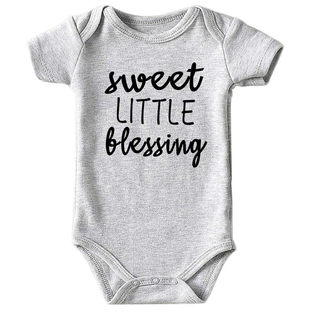 Funny Unisex Baby Bodysuit 0-3M - Sweet Little Blessing for Newborns & Gifts
