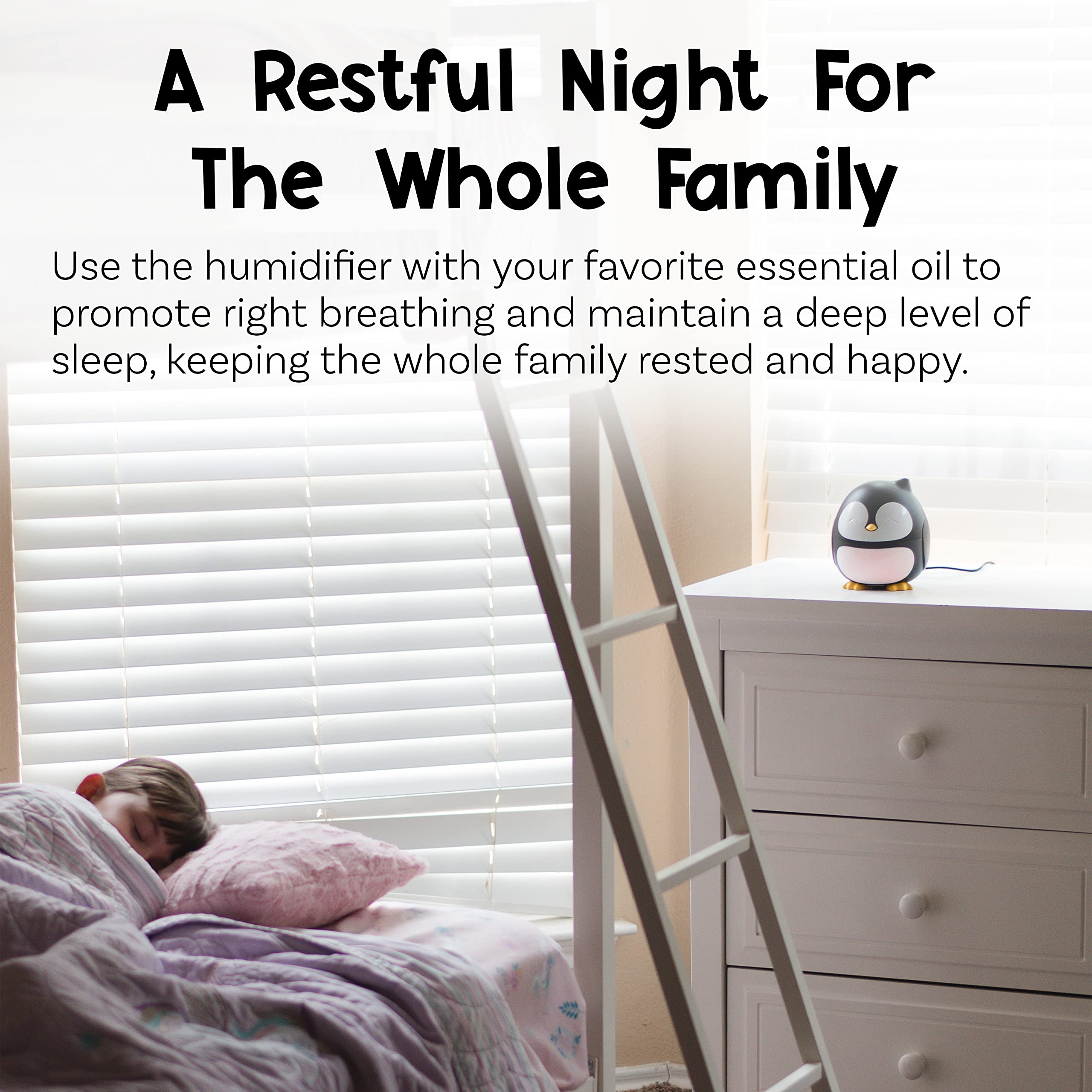 Sweet Dreams 4-in-1 Baby Sleep Machine with Humidifier, Aroma Diffuser & White Noise Sound Machine for Newborns, Toddlers & Kids - Perfect for Nursery, Bedtime & Soothing Fussy Babies