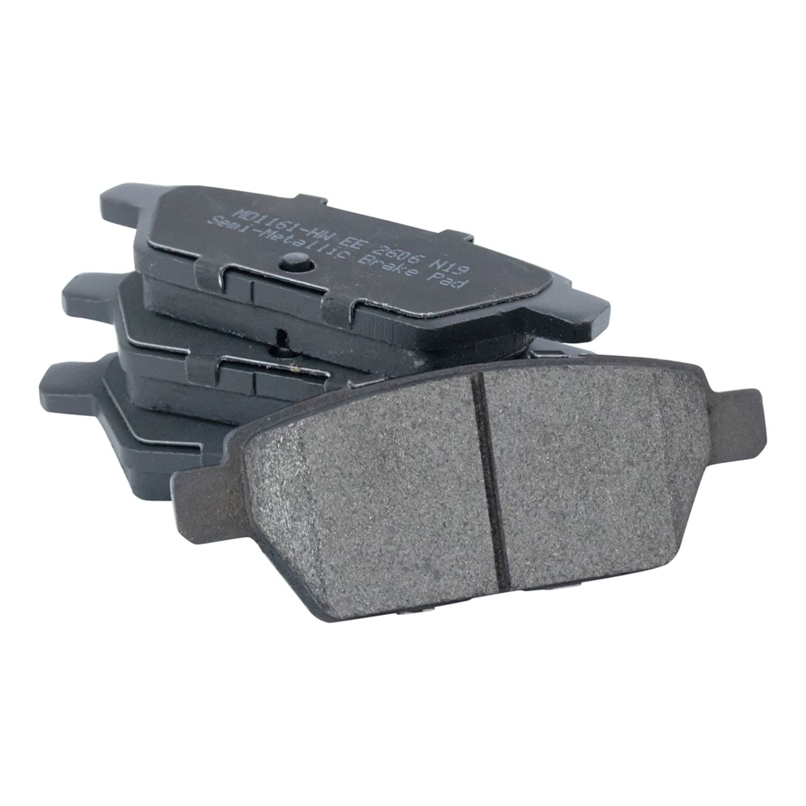 High-Performance Rear Metallic Brake Pad, Rotor & Caliper Kit for Ford Taurus, Mercury Milan & Mazda 6 - Perfect for Smooth Braking & Enhanced Safety in City Driving & Highway Conditions