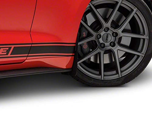 No-Drill Splash Guards for 2015-2023 Ford Mustang - Front Wheel Mud Flaps - Easy Installation & Durable Protection Against Road Debris & Splashes - Perfect for Daily Driving & Car Shows