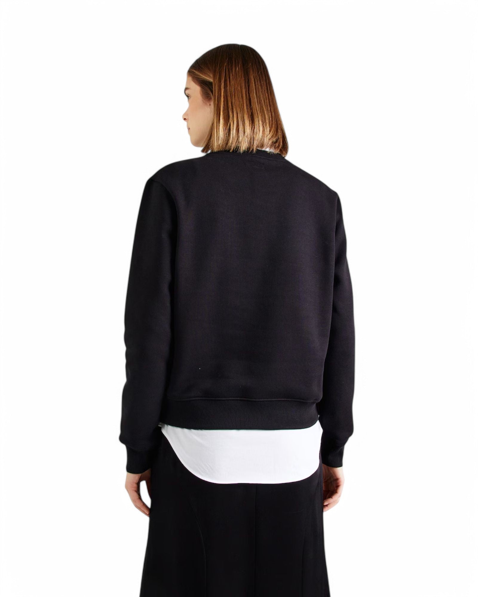 Guess Women's Crew Neck Logo Sweatshirt - Casual Pullover for Everyday Wear & Street Style Outfits