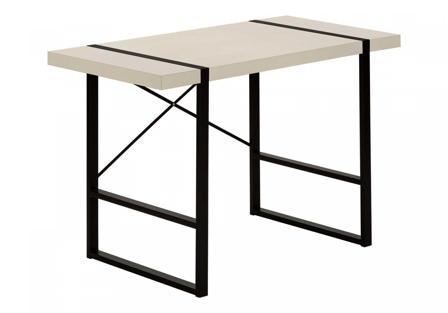 Dray Desk Light Taupe - Modern Home Office Desk for Small Spaces, Study & Work from Home - Perfect for Remote Work, Online Classes & Gaming Setup