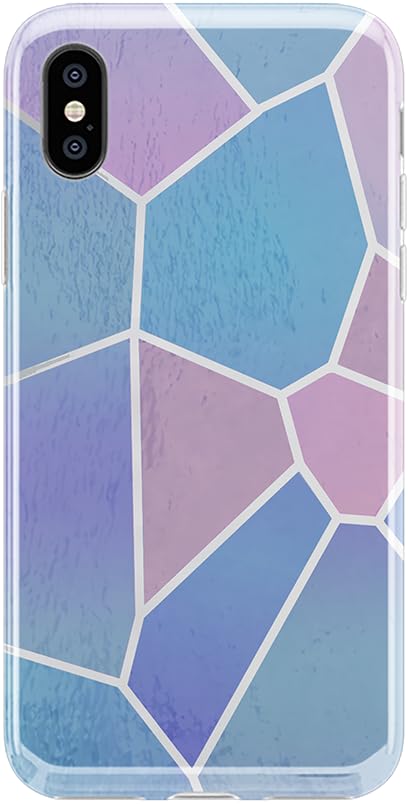 Holographic Metallic Stained Glass Marble
