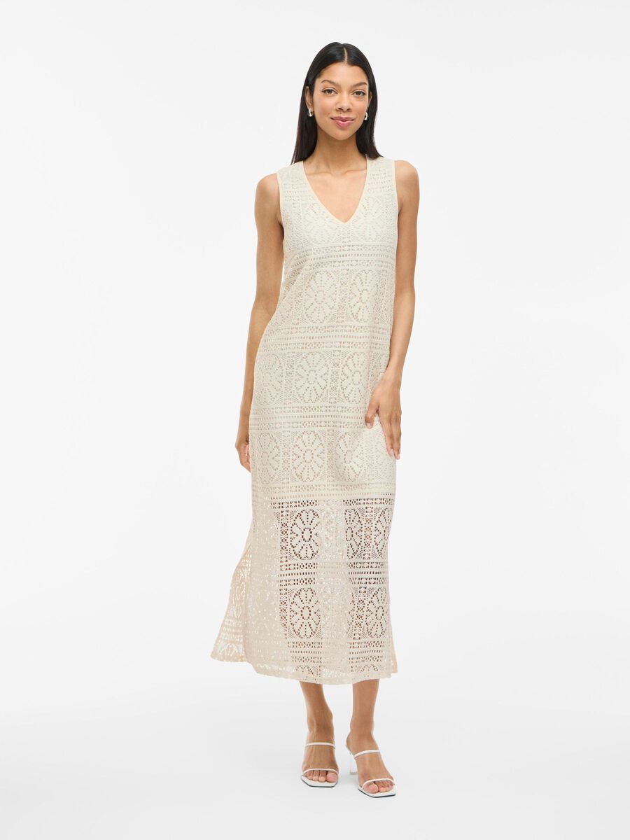 Merinda Midi Dress in Birch - Flowy Casual Summer Dress for Women | Perfect for Beach Vacations, Brunch Dates & Outdoor Weddings