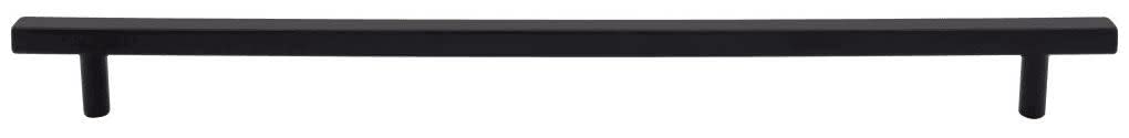 Jeffrey Alexander 18 Inch Matte Black Square Dominique Cabinet Pull Handle - Modern Kitchen & Bathroom Hardware for Drawers and Cabinets