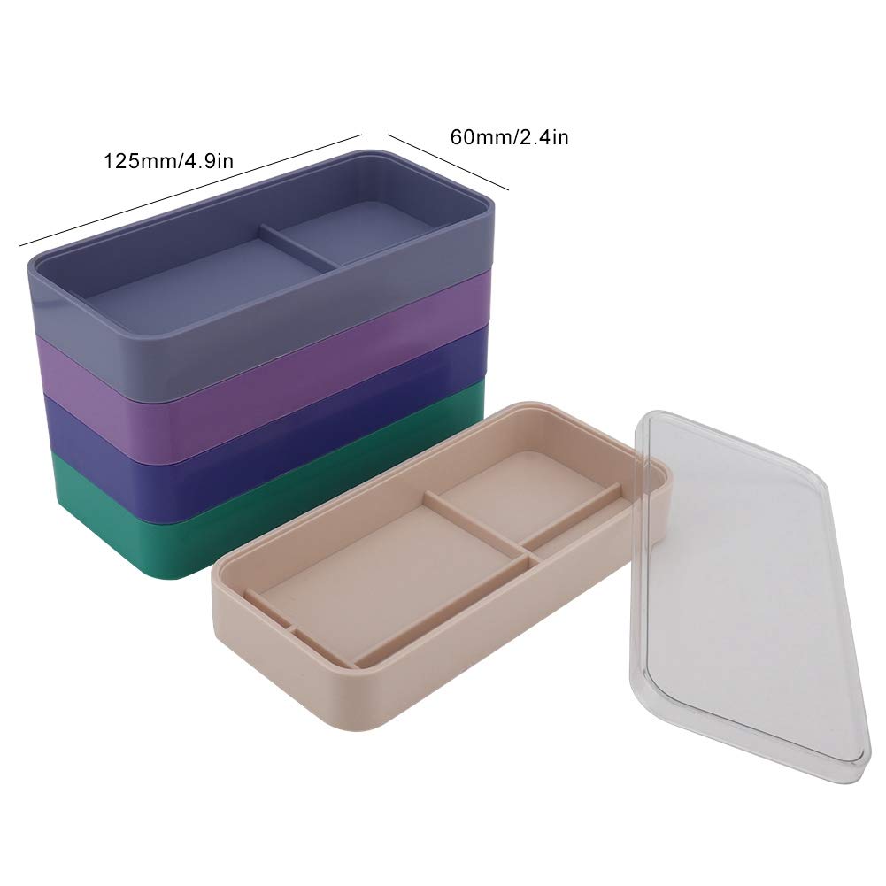 5-Layer Watch Parts Storage Box for Movement Components, Screws & Hardware - Durable Watchmaker Tool Organizer for Jewelry Repair and DIY Watchmaking Projects
