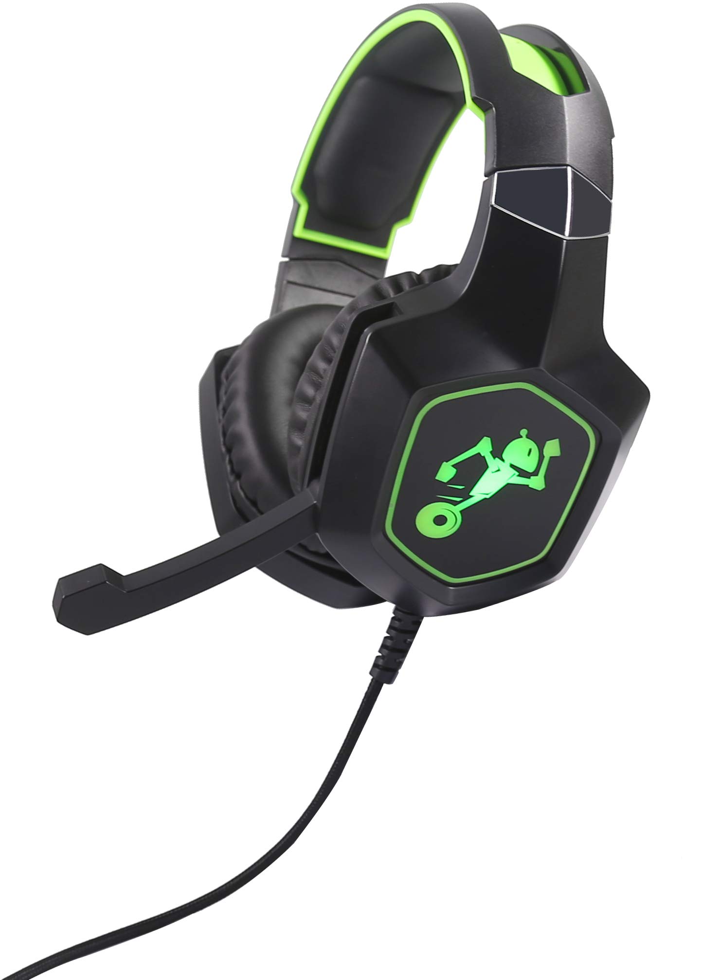 TekNmotion Yapster 3 Wired Gaming Headset with 7.1 Surround Sound & Noise Cancellation for Xbox One - Green | Perfect for Competitive Gaming & Immersive Audio Experience
