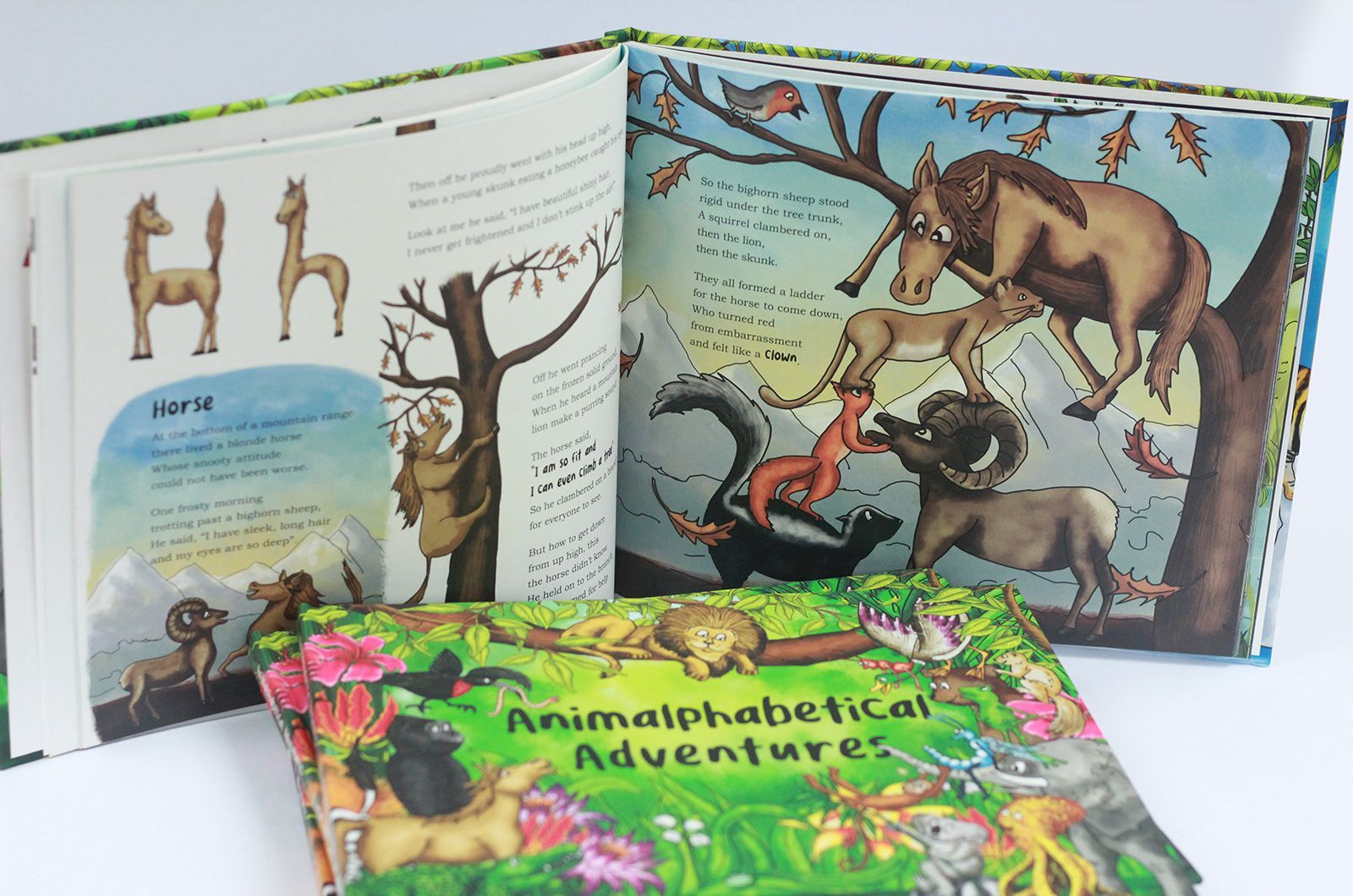 Animalphabetical Adventures: Preschool Language Learning Book by Kinga White – Hardback for Kids Ages 5-7 | Fun ABC & Animal Education for Classroom & Home Reading