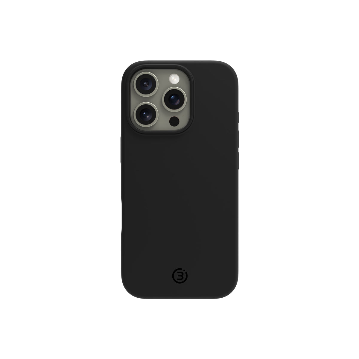 3sixT PureFlex+ Silicone MagSafe Compatible Phone Case for iPhone 16 Pro - Shockproof & Anti-Scratch Protective Cover - Perfect for Work, Travel & Outdoor Activities (Black)