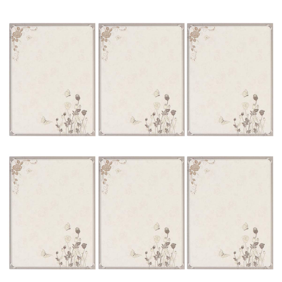 EXCEART 40PCS Chinese Style Large Writing Paper - Premium Stationery for Printing, Copying, Crafting, Tickets, Certificates & Invitations | Perfect for Calligraphy, Scrapbooking, Office Use & DIY Projects