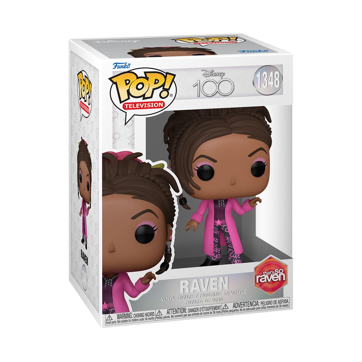 Disney 100 That's So Raven Funko Pop! Vinyl Figure #1348 - Collectible Toy for Disney Fans, Perfect for Display & Gifts