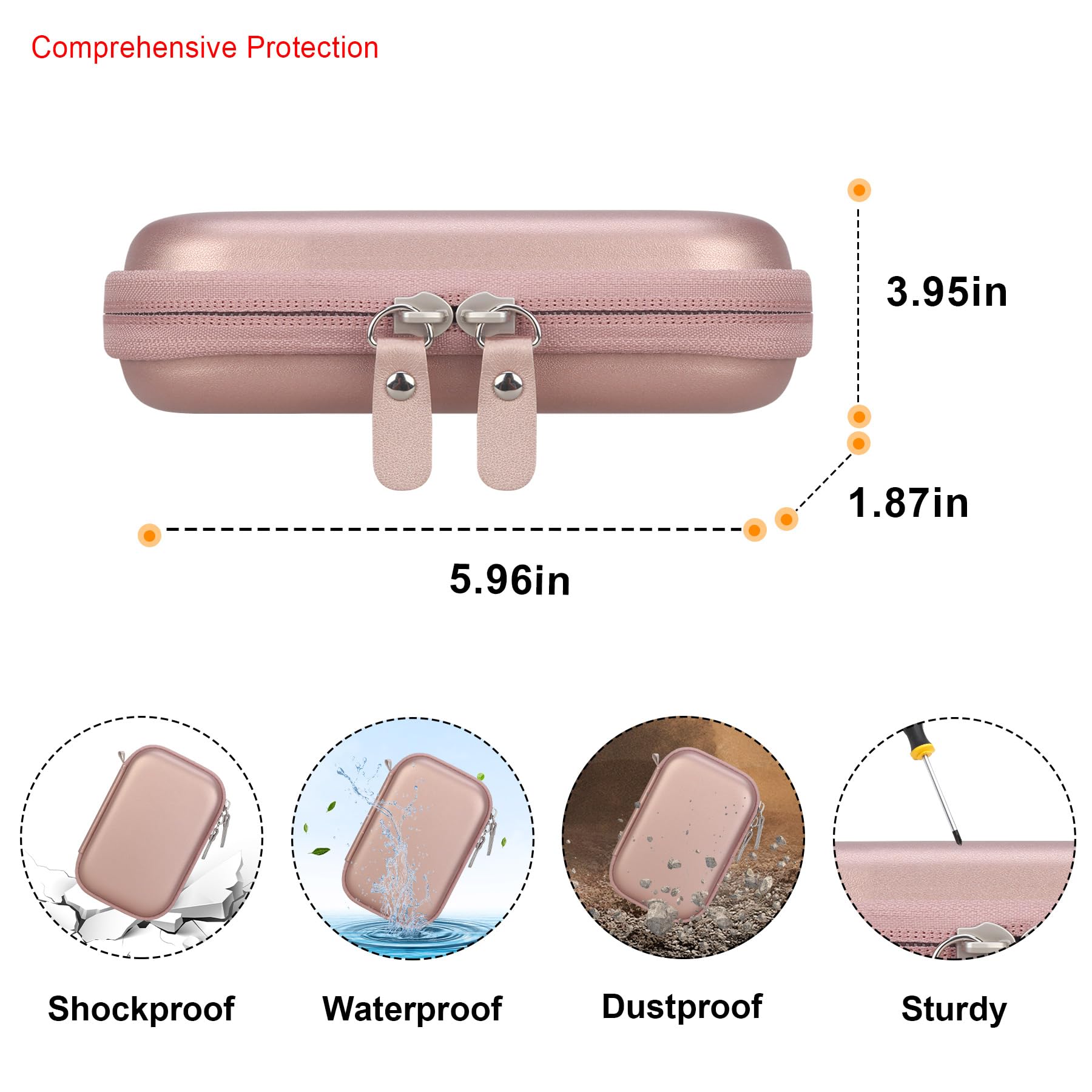 Elonbo Travel Protective Carrying Case for HP Sprocket Portable 2x3