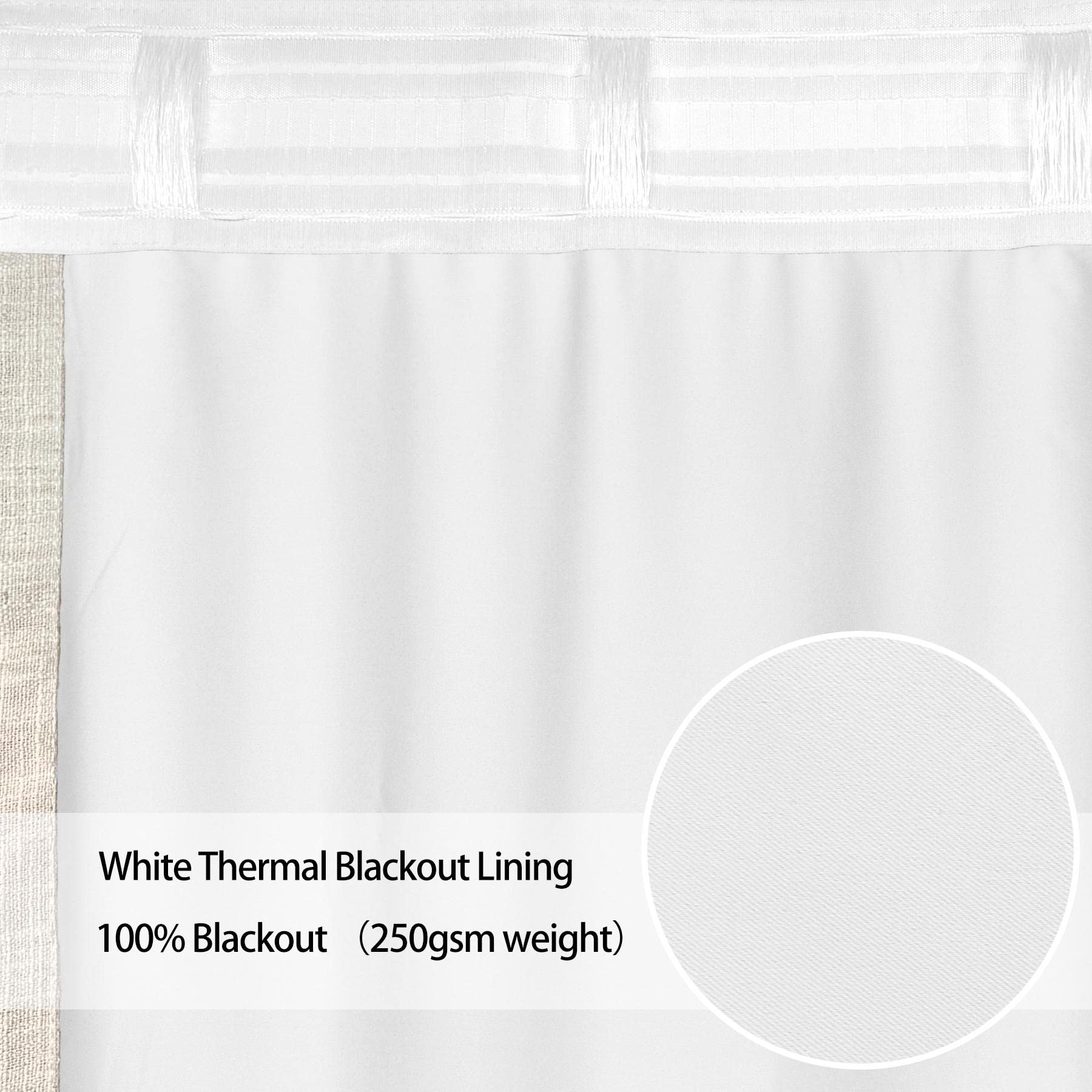 Frelement Blackout Curtains for Bedroom & Living Room - Energy Saving Thermal Insulated Drapes with Rod Pocket & Back Tab Hook Belt - 52