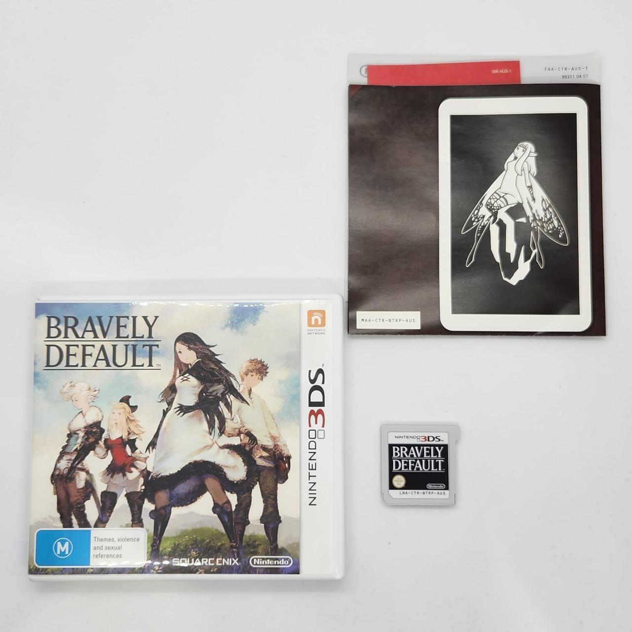 Bravely Default Nintendo 3DS Game with Manual - PAL Version | JRPG Adventure Game for Nintendo 3DS | Perfect for Travel & Home Gaming
