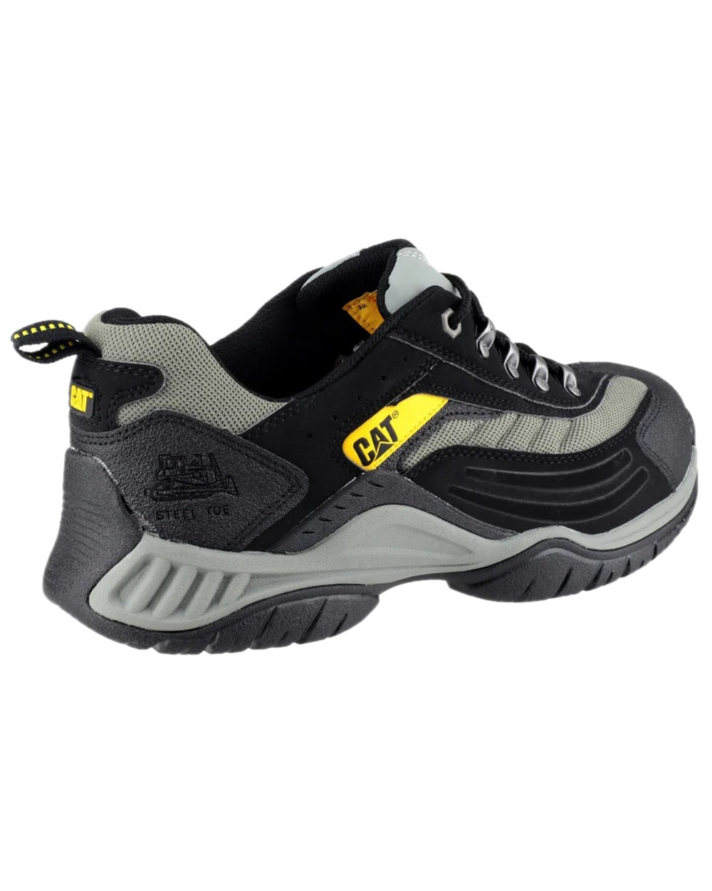 Caterpillar Men's Steel Toe Work Boots - Non-Slip Safety Shoes for Construction & Industrial Use