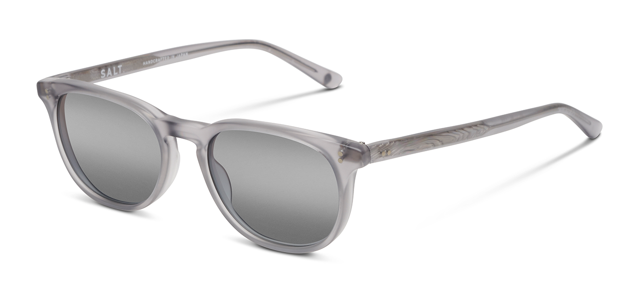 Pierce Matte Smoke Grey Sunglasses - Polarized UV Protection for Men & Women - Perfect for Driving, Beach, and Outdoor Activities