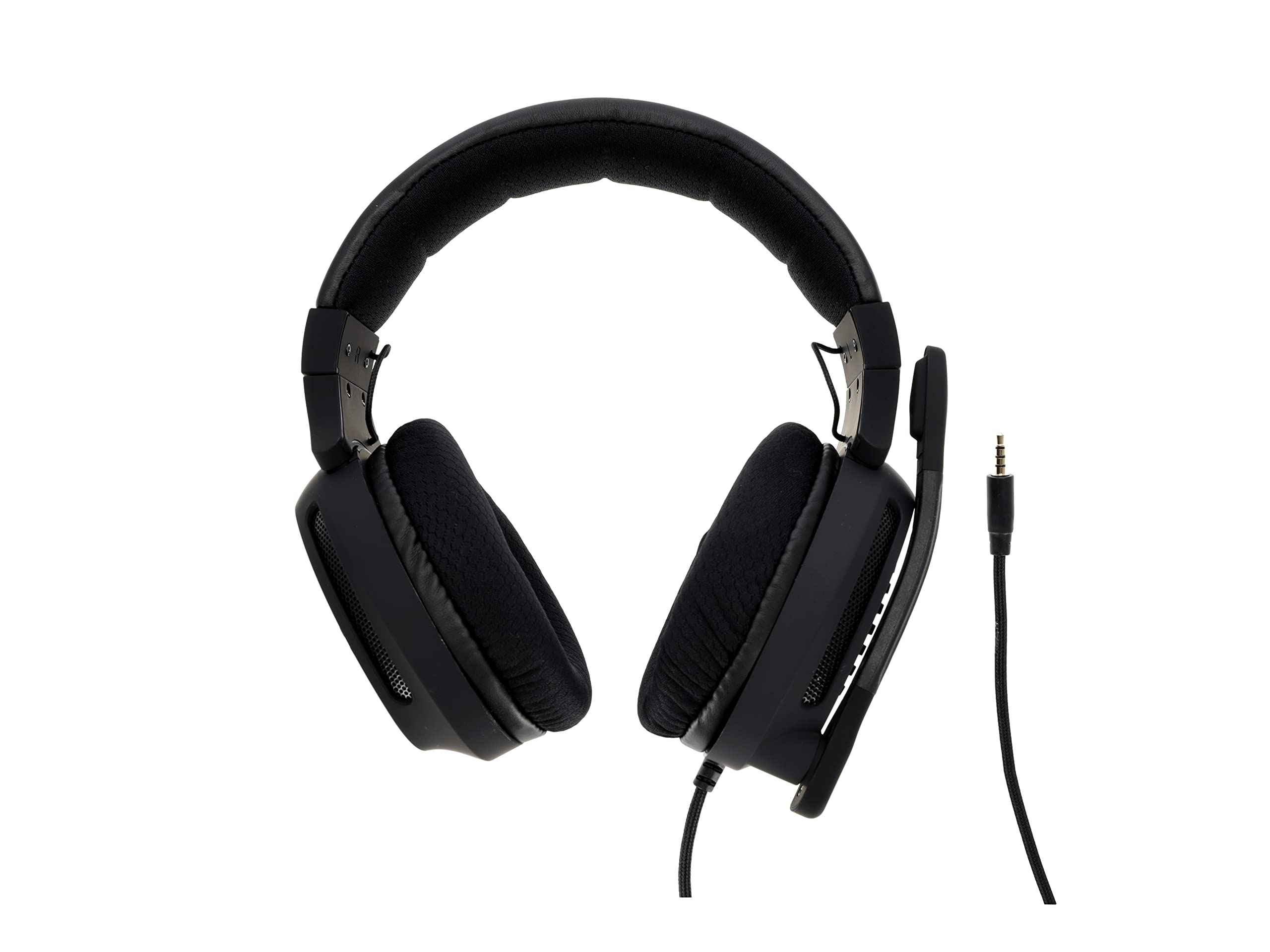 Millennium Gaming Headset with 3.5mm Jack, Noise Cancelling Mic & LED Lights - PS5, Xbox, PC Compatible Headphones for Pro Gamers - Perfect for FPS, Streaming & Esports (Black)