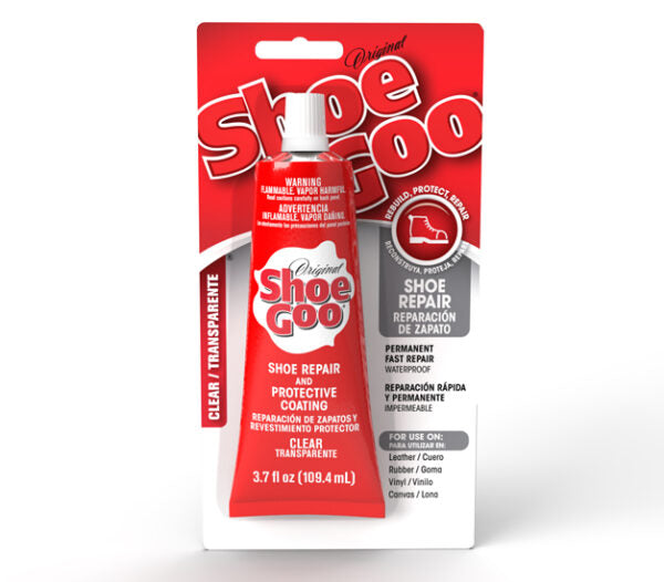 Shoe Goo Clear - Strong Shoe Repair Adhesive for Sneakers, Boots & Sandals - Waterproof & Flexible Glue for Fixing Soles, Heels & Rips - Perfect for Sports, Hiking & Everyday Footwear Repair