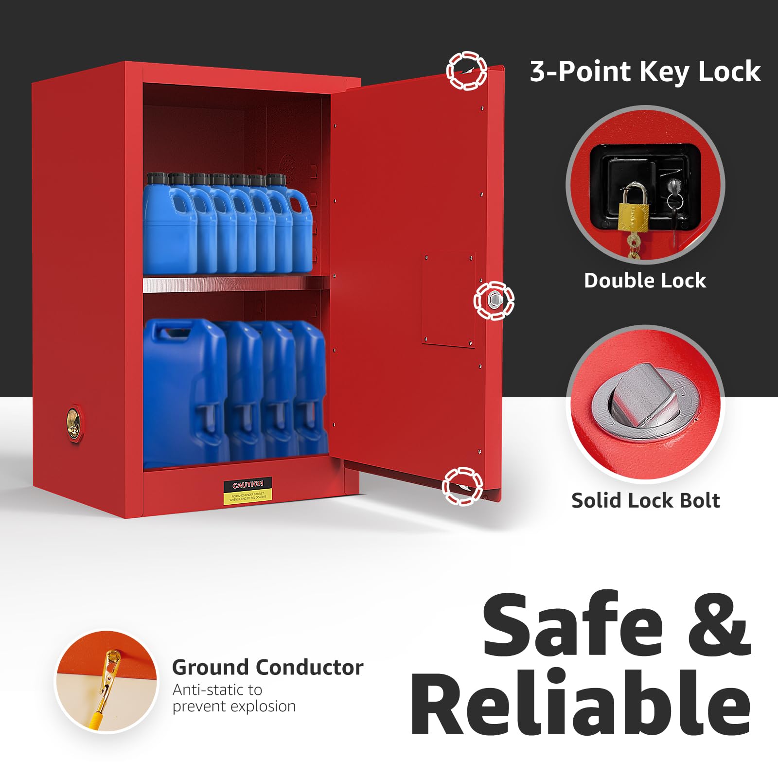 30 Gallon Flammable Storage Cabinet - 35