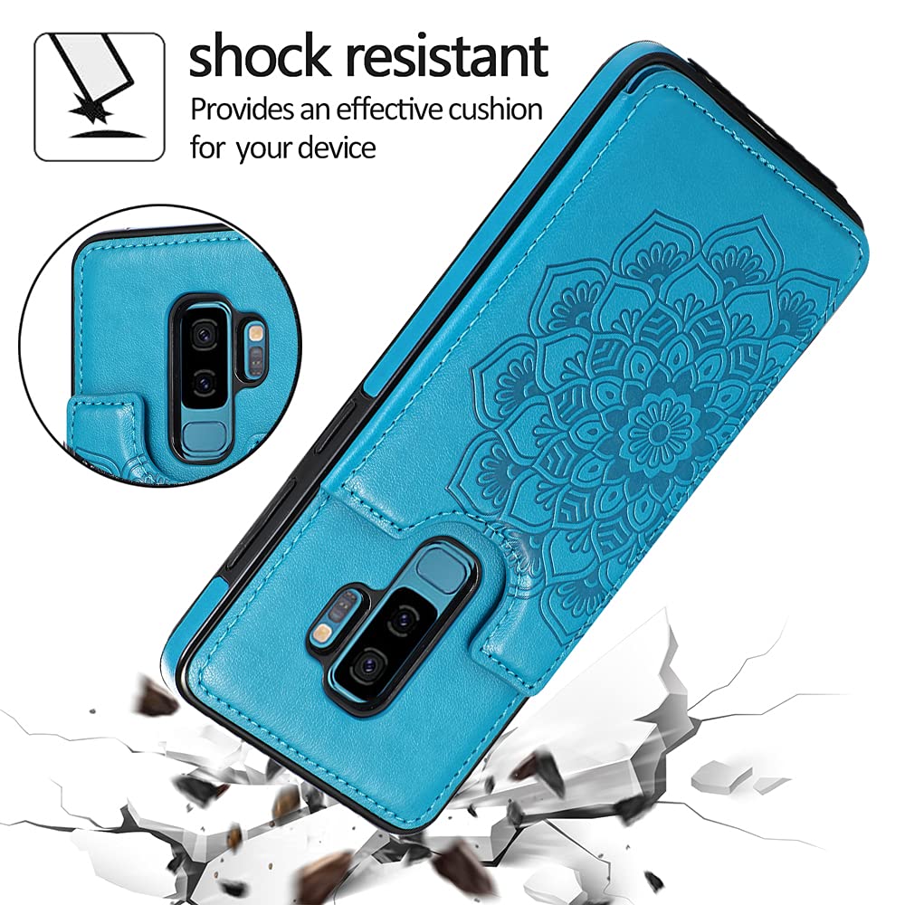 Premium PU Leather Wallet Case for Samsung Galaxy S9 Plus (6.2