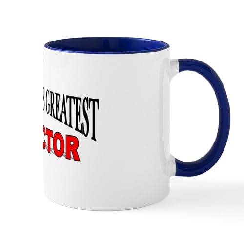 White/Navy Inside - The World's Greatest Director Mug